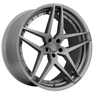 De concave Klinknagels van Monoblock Lexani Spike Lexani Forged Wheels Chrome