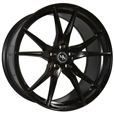 Matt Black Gunmetal Forge Auto rijdt Agressieve Concave Spokes