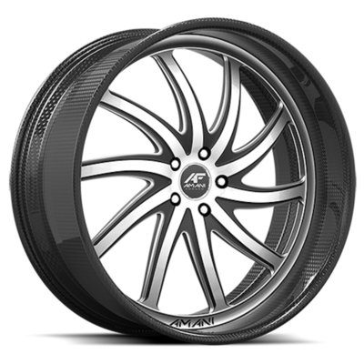 De Gesmede Wielen van Amani Entourage Porsche 3PC voor Porsche Panamera