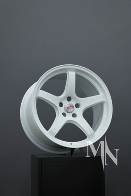Op maat gesmeed Nismo Rays 57CR Wielen 370Z 350Z Clubsport Witte velgen