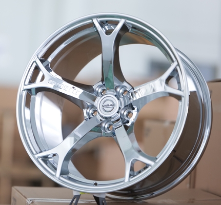 Nismo OEM Chrome Wheels Rim Nissan 370Z Infiniti Q50 Monoblock gesmeed wielen