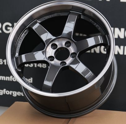 Rays Volk Racing Gesmede Velgen Te37 SL Double Black Deep Dish