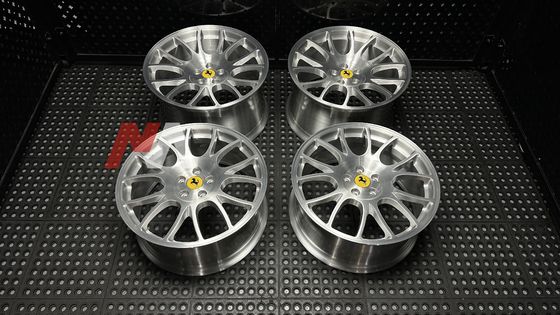 Ferrari F430 Gesmede Velgen Geborstelde Transparante Afwerking Maining Gesmeed RE-01