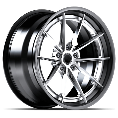 T6-6061 Titanium 3 Stukken Gesmede Wielen