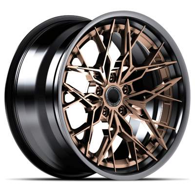 Bent Staggered Spokes 3 Stukken Gesmede Wielenpasvormen voor McLaren Audi R8