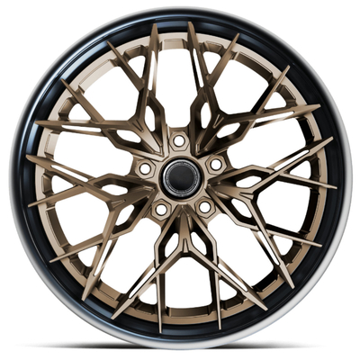 Bent Staggered Spokes 3 Stukken Gesmede Wielenpasvormen voor McLaren Audi R8