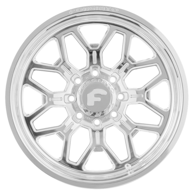 Handvaten 4-8 van Forgiato flusso-T Heldere Zilveren Wielen 6061-T6
