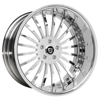 Lexani als-714 Chrome Gesmede Wielen6061-t6 Multispoke Randen