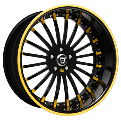 Lexani als-714 Chrome Gesmede Wielen6061-t6 Multispoke Randen