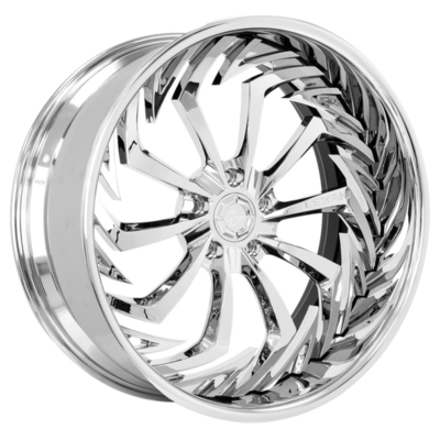 Als-777 3PC-Opties Lexani Gesmede Wielen Gewankelde Spokes