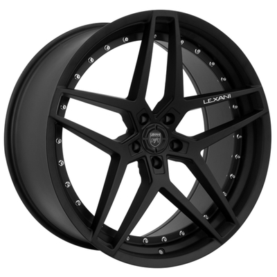 De concave Klinknagels van Monoblock Lexani Spike Lexani Forged Wheels Chrome