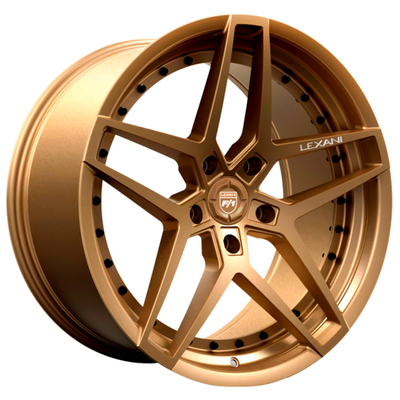De concave Klinknagels van Monoblock Lexani Spike Lexani Forged Wheels Chrome