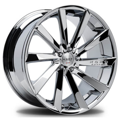 Breedte 7-14J Chevrolet Tesla Ford Forged Wheels Multi Spokes Chrome het Plateren