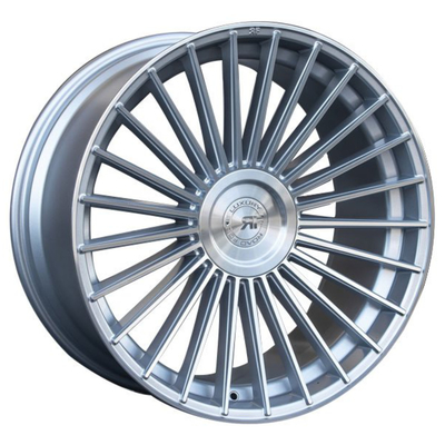 Smeedt de zilver Machinaal bewerkte Legering van het Gezichts6061-t6 Aluminium Autowielen Multispokes