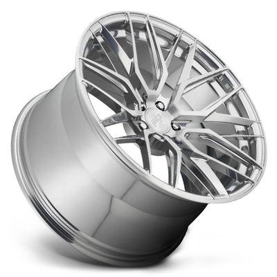6061-T6 heldere Zilveren Gesmede Monoblock rijdt Concave Spokes