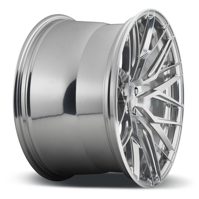6061-T6 heldere Zilveren Gesmede Monoblock rijdt Concave Spokes