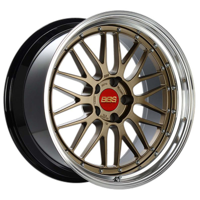 Diepe het Bronsranden JWL TUV van Schoteldiamond cut forged BBS LM VIA