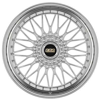De super van het de Wielenaluminium van Rs Heldere Zilveren BBS Gesmede Randen 6061-T6