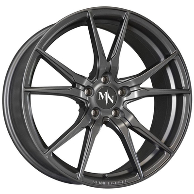 Matt Black Gunmetal Forge Auto rijdt Agressieve Concave Spokes