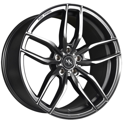 18 Configuraties van Duimmonoblock smeden Autowielen 6061-T6 Matt Black