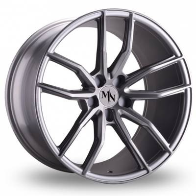 Concave Monoblock Gunmetal Grey Alloy Forge Auto Wheels JWL TUV VIA