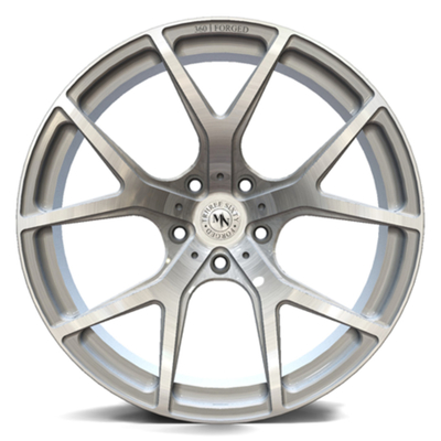 Het lage Volume borstelde de Zilveren Concave Gesmede Wielen 6061-T6 van Monoblock diep