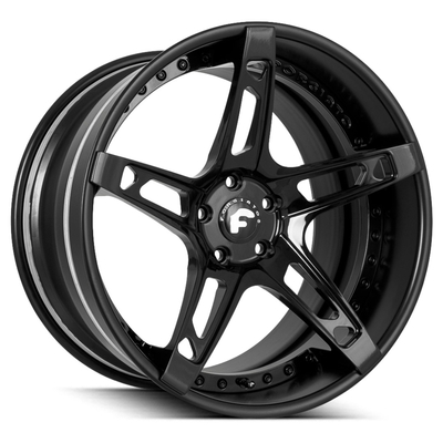 Monoblock 3PC Matt Black Forgiato Forged Wheels affilato-ECL