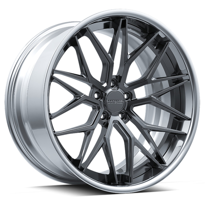 Y Draai Spokes 2 de Legeringsrand 6061-T6 van stuk Concave Wielen Uf/2-103