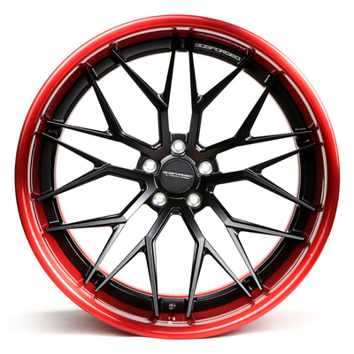 Y Draai Spokes 2 de Legeringsrand 6061-T6 van stuk Concave Wielen Uf/2-103
