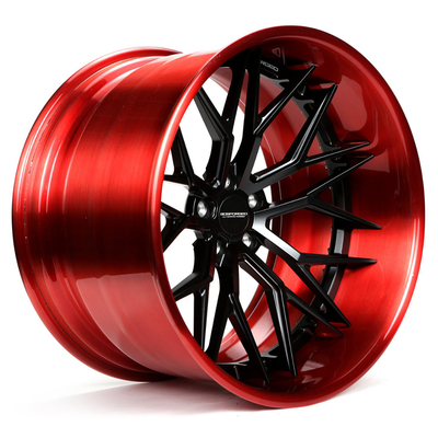 Y Draai Spokes 2 de Legeringsrand 6061-T6 van stuk Concave Wielen Uf/2-103