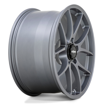 De gewankelde Spokes-Rotiform Gesmede Wielen LTN van het Satijntitanium
