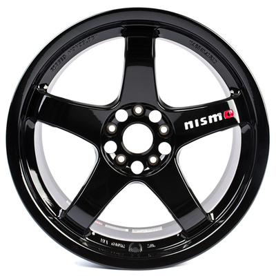 De Stralen Volk die van Nissan Skyline GT-r R34 R33 R32 Gesmede Wielen Nismo LMGT4 rennen