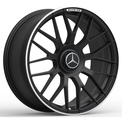 AMG-Kruis sprak Mercedes Benz Forged Wheels Matt Black