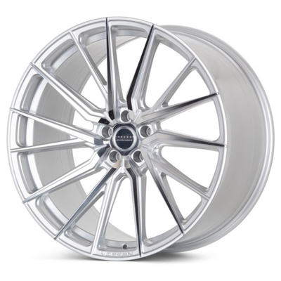 Zilver gepolijste Vossen HF-4T gesmede wielen voor Audi RS4 A6