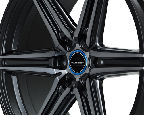 Getinte hoogglans zwarte Vossen HF6-2 gesmede wielen voor Ford F-150 Raptor Escalade