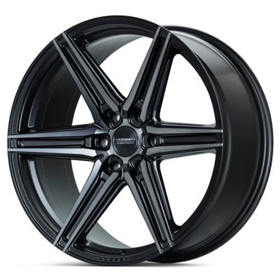 Getinte hoogglans zwarte Vossen HF6-2 gesmede wielen voor Ford F-150 Raptor Escalade