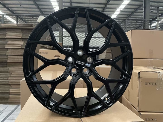 Vossen HF-2 Satijn Zwarte Gesmede Wielen