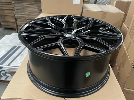 Vossen HF-2 Satijn Zwarte Gesmede Wielen