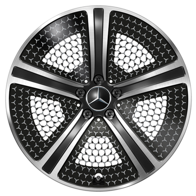 5-Spokes EQE V295 Zwart Hoog Sheen Mercedes Benz Forged Wheels 20 Duim