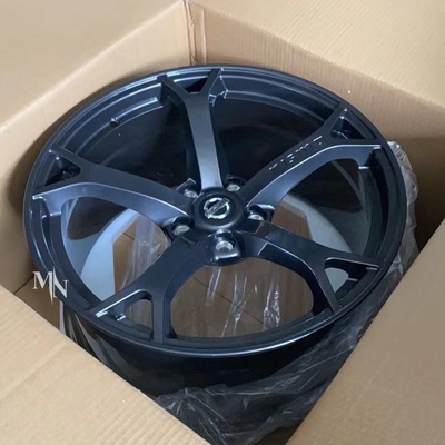 Nissan Nismo-OEM Gunmetal de Gesmede Wielen van Wielrim nissan 370Z Z34 Monoblock