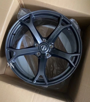 Nissan Nismo-OEM Gunmetal de Gesmede Wielen van Wielrim nissan 370Z Z34 Monoblock