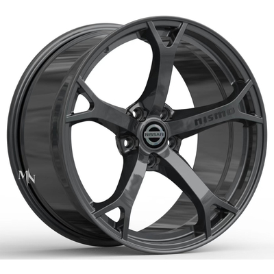 Nissan Nismo-OEM Gunmetal de Gesmede Wielen van Wielrim nissan 370Z Z34 Monoblock