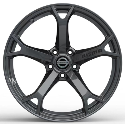 Nissan Nismo-OEM Gunmetal de Gesmede Wielen van Wielrim nissan 370Z Z34 Monoblock