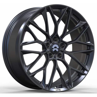 De Gesmede Wielen van Matt Black HRE P200 voor NIO ES6 ES7 ES8 ET7 ET5