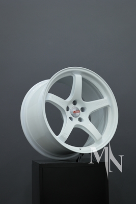Op maat gesmeed Nismo Rays 57CR Wielen 370Z 350Z Clubsport Witte velgen