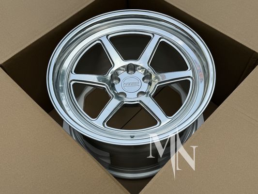 5x114.3 Forge Auto Wielen Voor Nissan 350Z 370Z Gepolijste Zilveren Afwerking