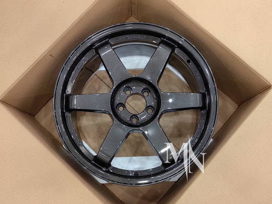 Volk Racing TE37 SL Wielen Zwart Edition III 4x100 5x120 18 19 20 Inch Custom Dubbele Zwarte Rims