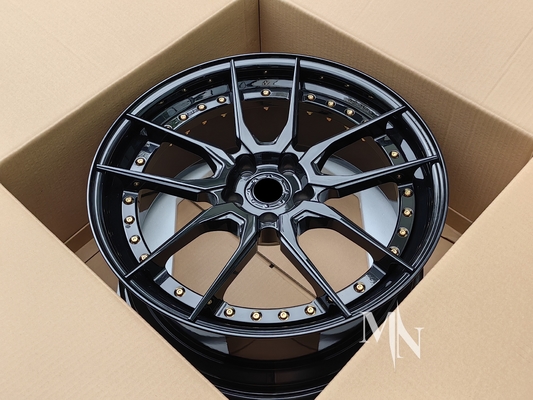 BC HCA162S Twee stukke wielen voor Infiniti Q50 19 20 21 22 inch Custom Zwarte velgen