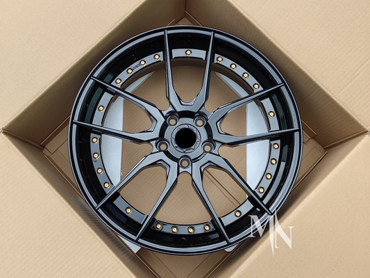 BC HCA162S Twee stukke wielen voor Infiniti Q50 19 20 21 22 inch Custom Zwarte velgen