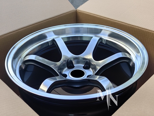 Advan R6 wielen voor Nissan GTR R32 R33 R34 R35 18 19 20 inch zwart editie legering velgen